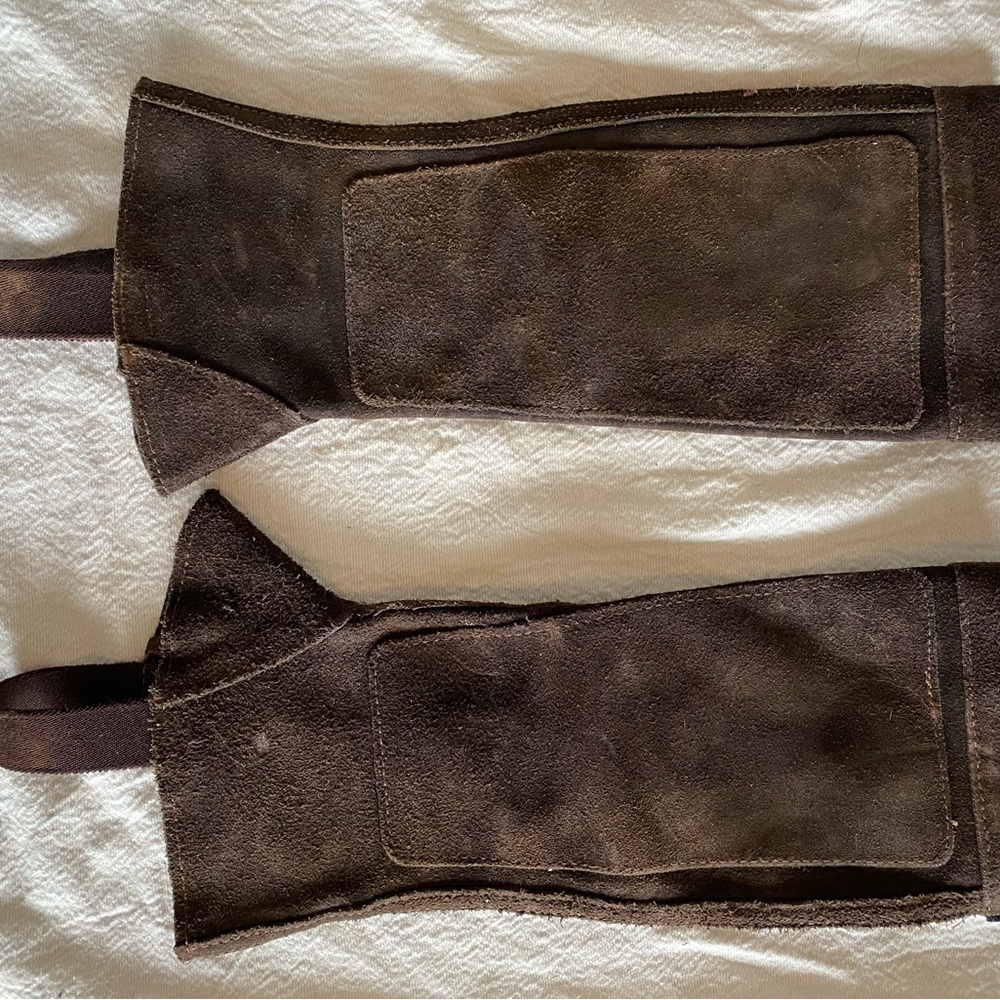 Suede Half Chaps - image 1